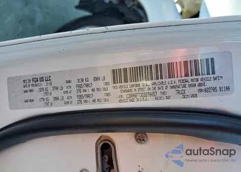 2016 Ram 1500 St из США, поврежденный, VIN 1C6RR6FT3GS278057